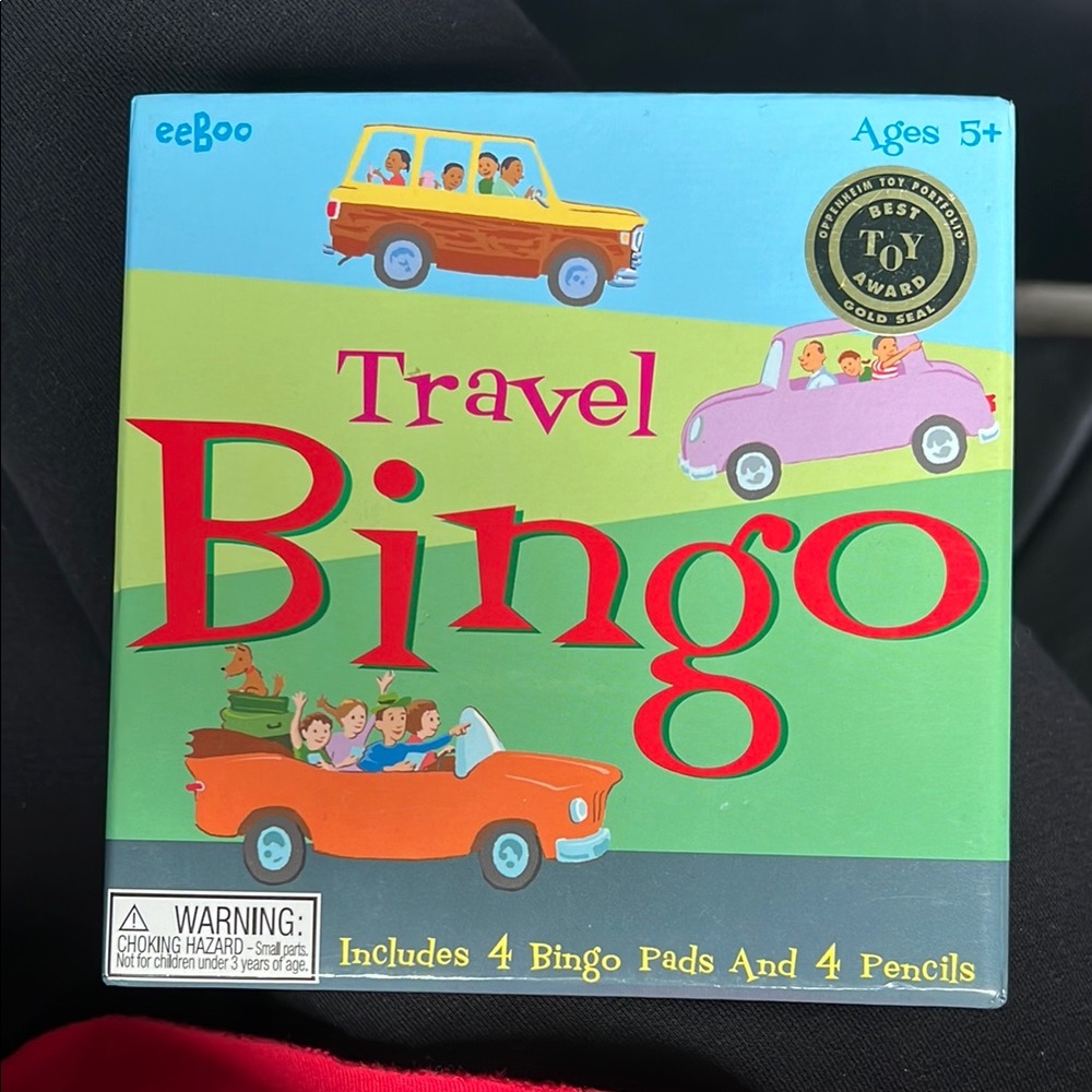 Travel Bingo Game